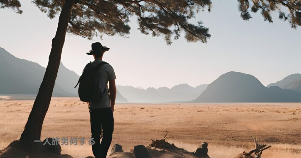 一人旅男何する (1)