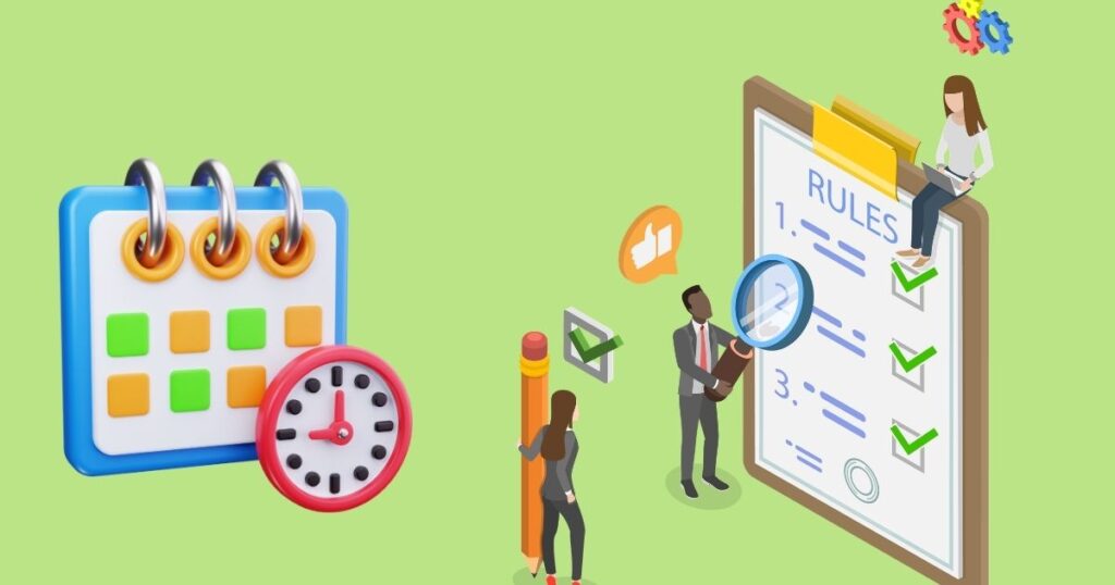 LINEスケジュール ルール