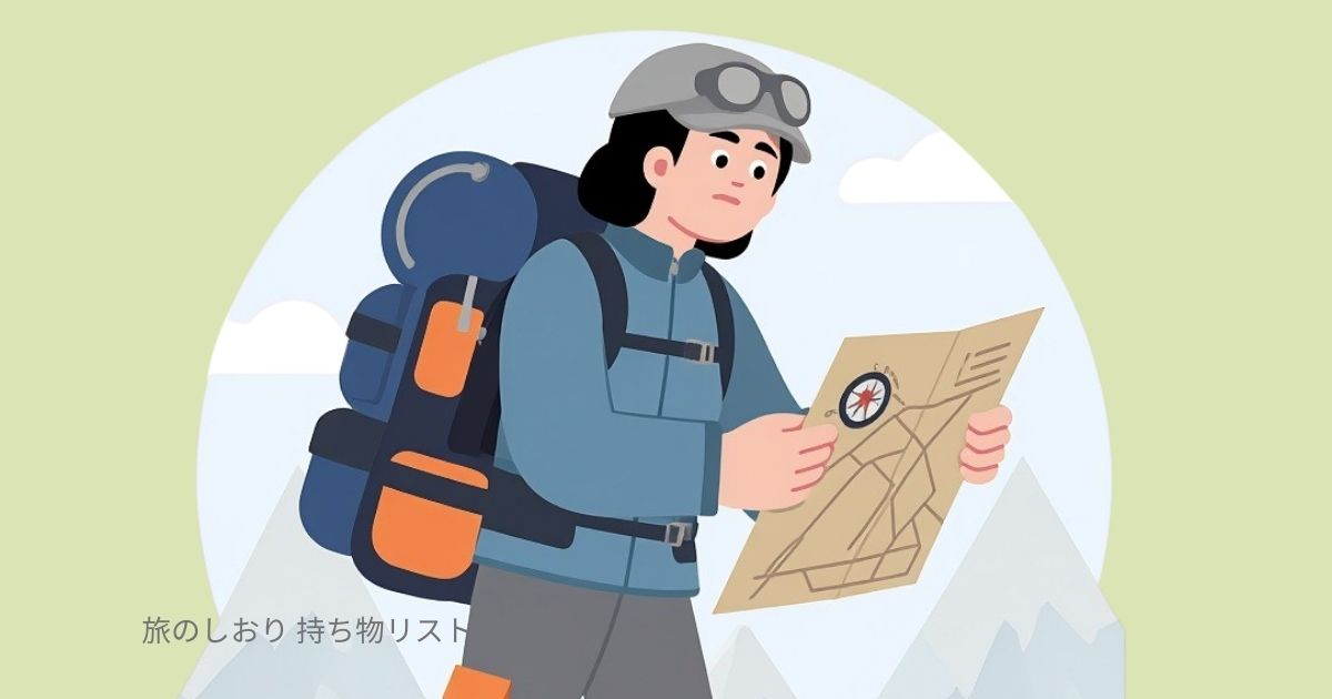 旅のしおり 持ち物リスト